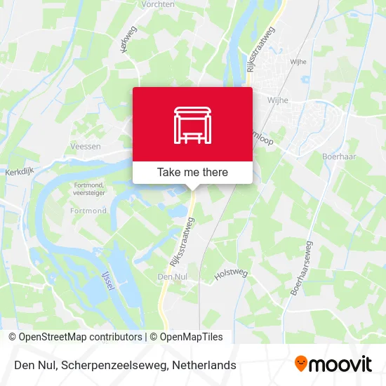 Den Nul, Scherpenzeelseweg Karte