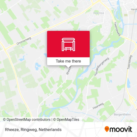 Rheeze, Ringweg map