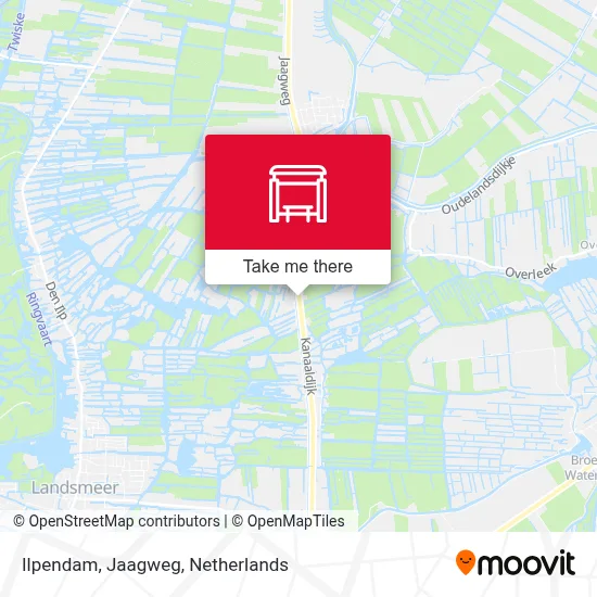 Ilpendam, Jaagweg map