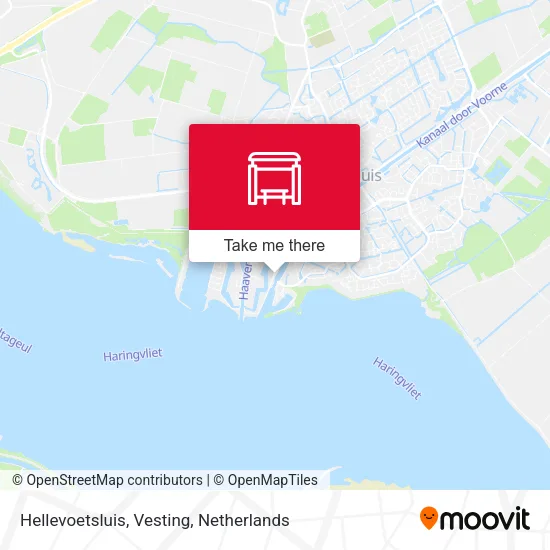 Hellevoetsluis, Vesting Karte