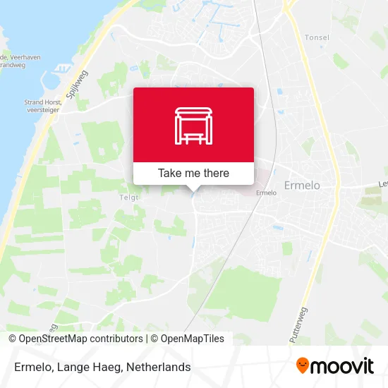 Ermelo, Lange Haeg map