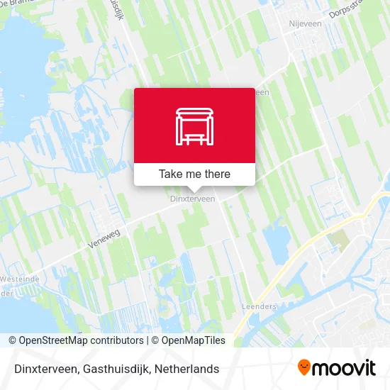 Dinxterveen, Gasthuisdijk map