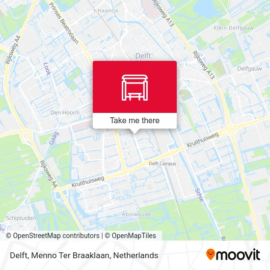 Delft, Menno Ter Braaklaan map