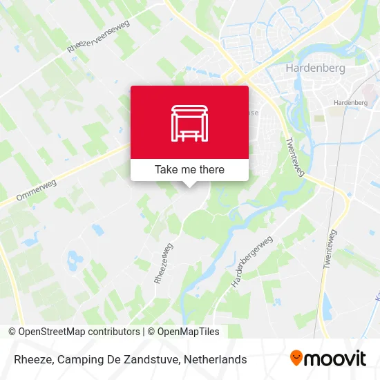 Rheeze, Camping De Zandstuve map