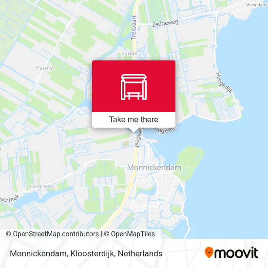 Monnickendam, Kloosterdijk map