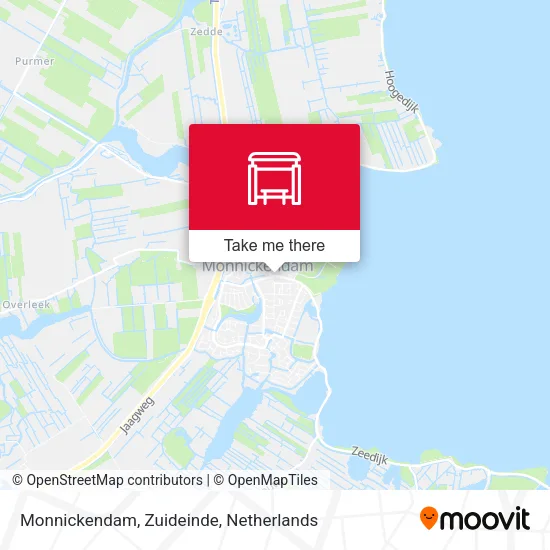 Monnickendam, Zuideinde map