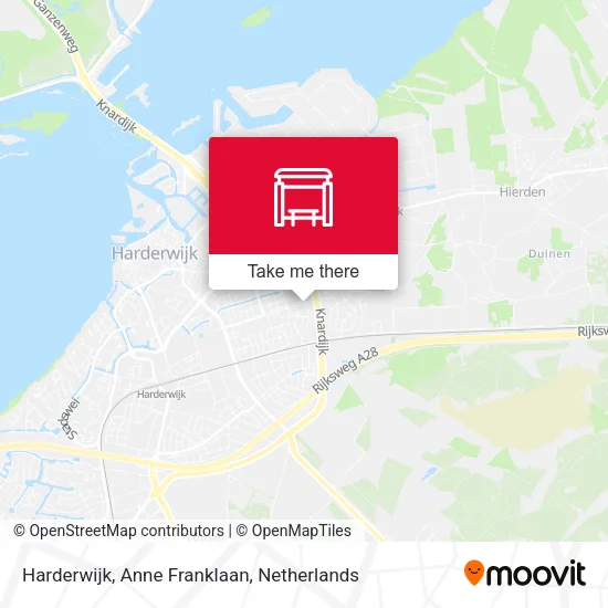 Harderwijk, Anne Franklaan map