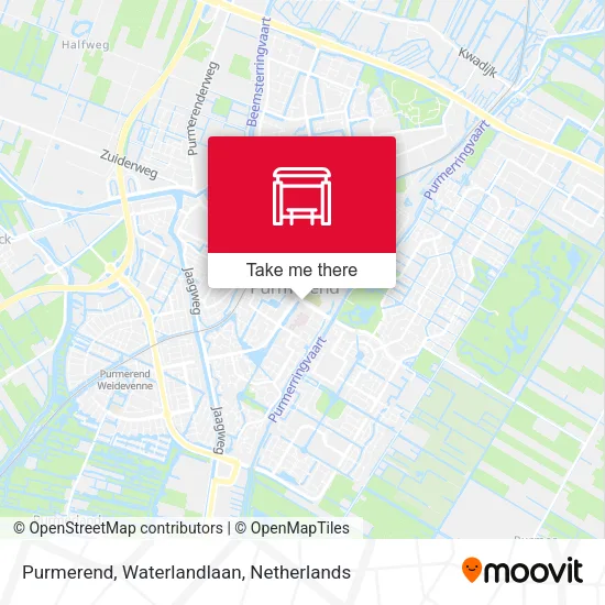 Purmerend, Waterlandlaan map