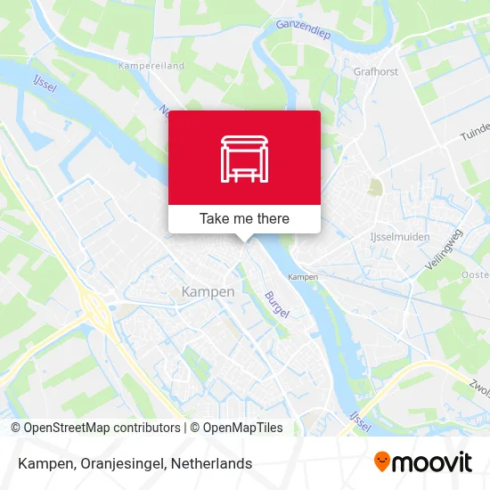 Kampen, Oranjesingel map