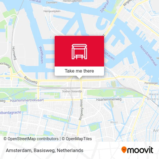 Amsterdam, Basisweg map