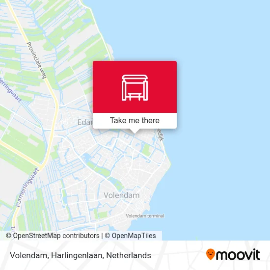 Volendam, Harlingenlaan map