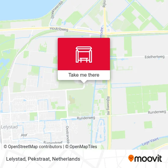 Lelystad, Pekstraat map