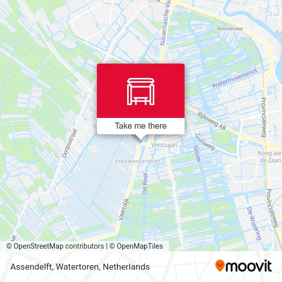 Assendelft, Watertoren map