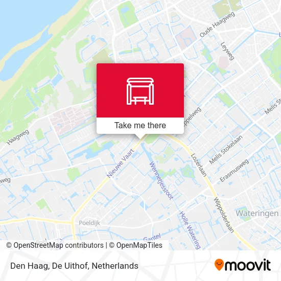 Den Haag, De Uithof map