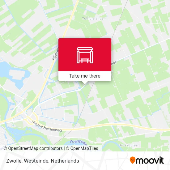 Zwolle, Westeinde map