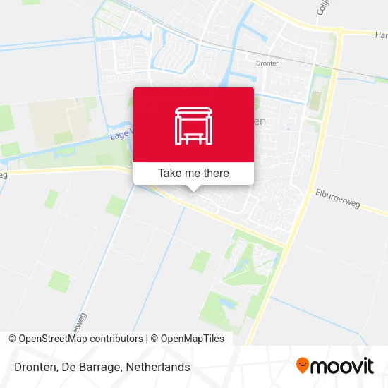 Dronten, De Barrage map