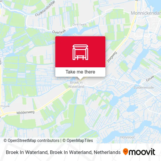 Broek In Waterland, Broek In Waterland map