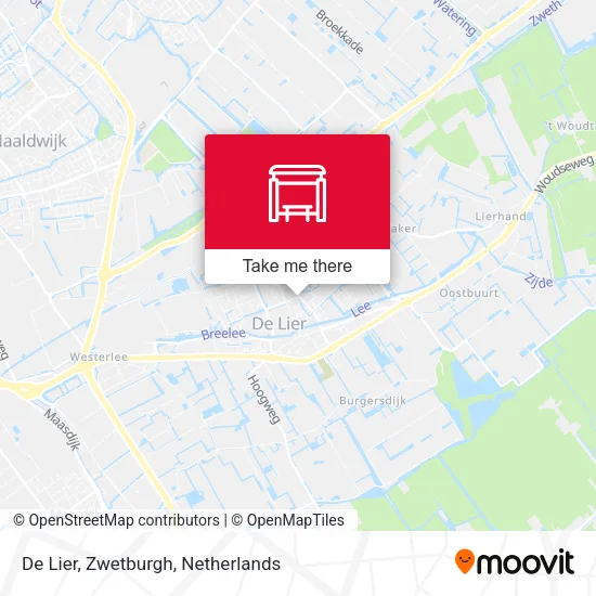 De Lier, Zwetburgh map