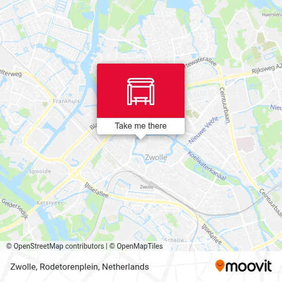 Zwolle, Rodetorenplein map