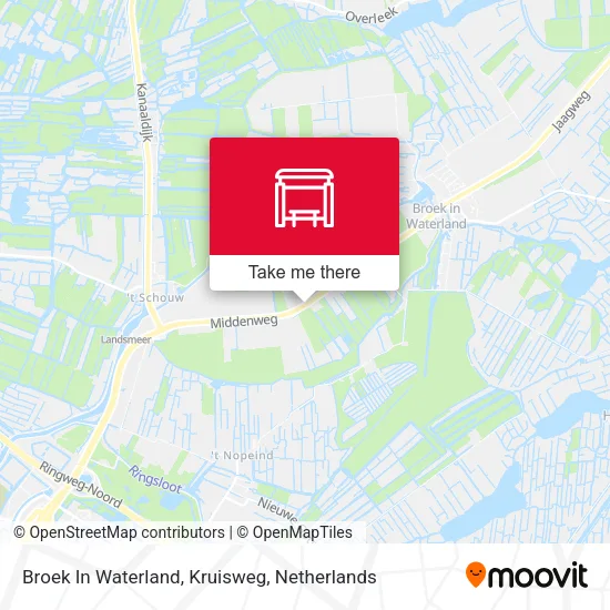 Broek In Waterland, Kruisweg map