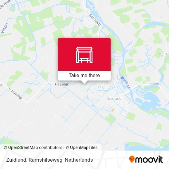 Zuidland, Ramshilseweg map