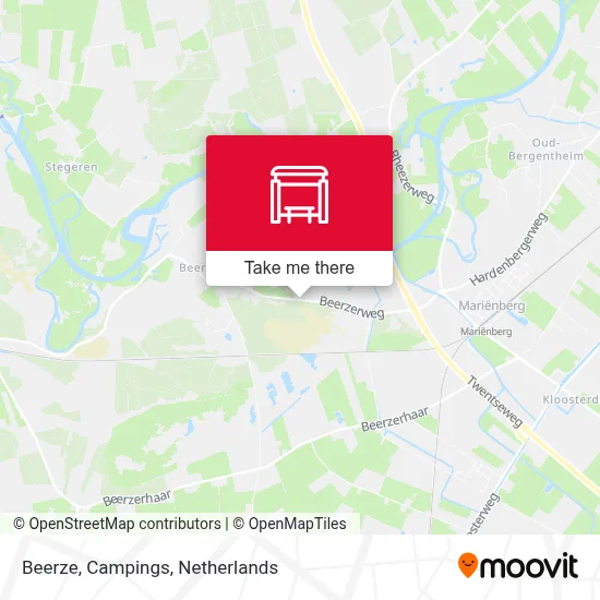 Beerze, Campings Karte