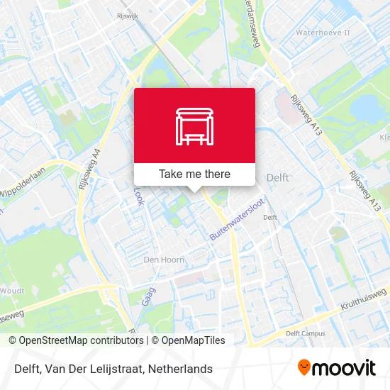 Delft, Van Der Lelijstraat map