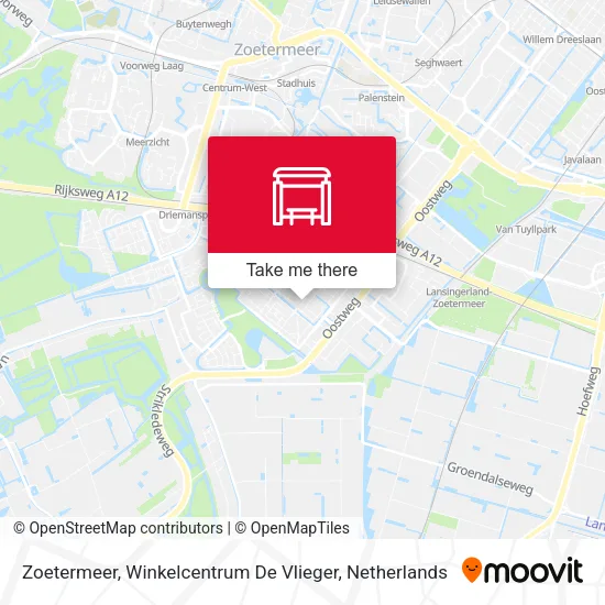 Zoetermeer, Winkelcentrum De Vlieger map
