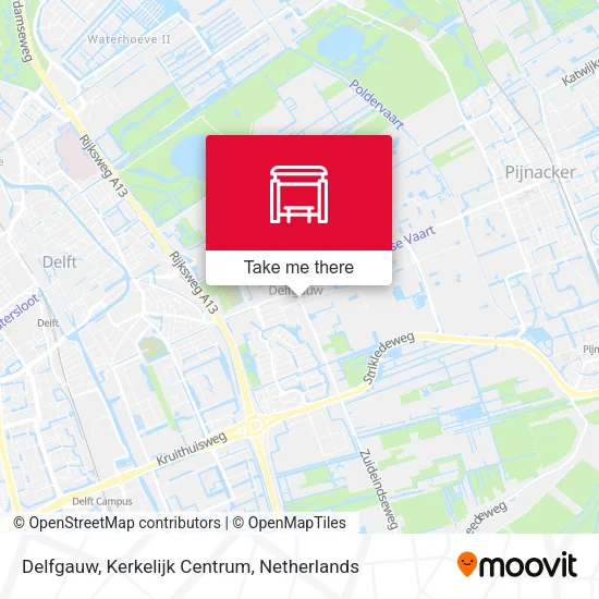 Delfgauw, Kerkelijk Centrum map