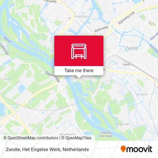 Zwolle, Het Engelse Werk map