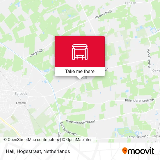 Hall, Hogestraat map