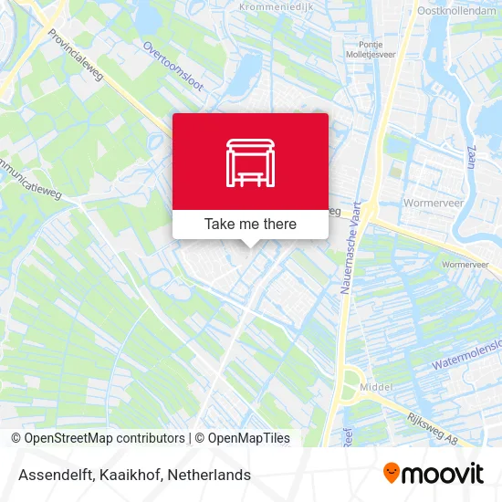 Assendelft, Kaaikhof map