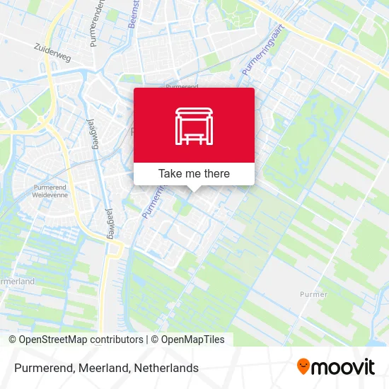 Purmerend, Meerland map