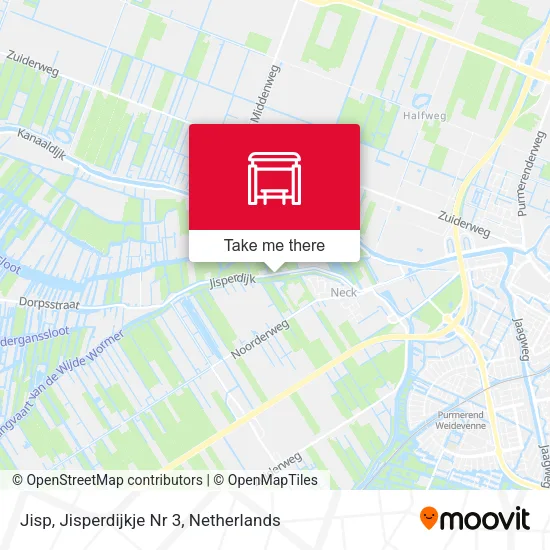 Jisp, Jisperdijkje Nr 3 map