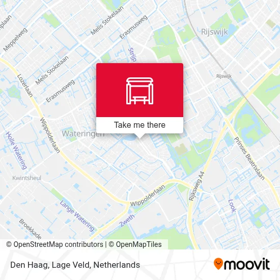 Den Haag, Lage Veld map