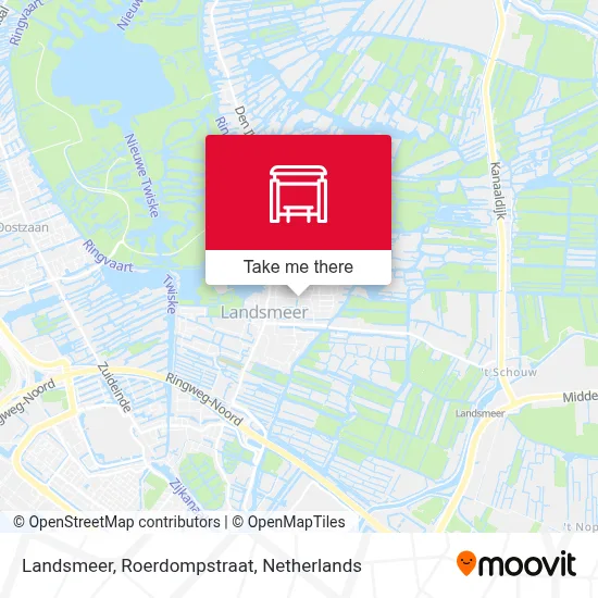 Landsmeer, Roerdompstraat map