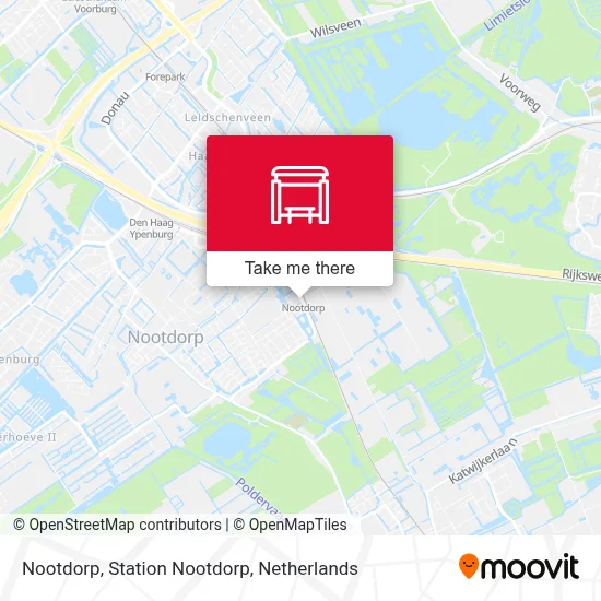 Nootdorp, Station Nootdorp map