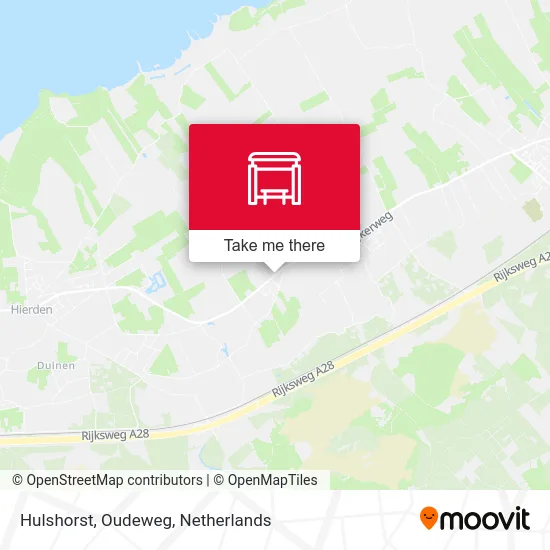 Hulshorst, Oudeweg map