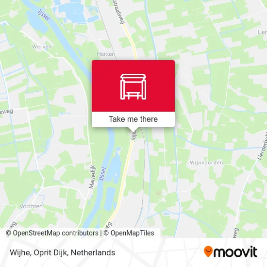 Wijhe, Oprit Dijk map