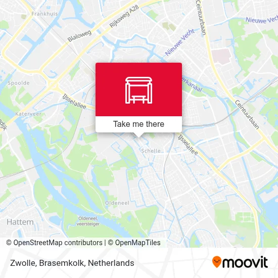 Zwolle, Brasemkolk map