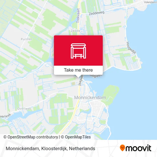 Monnickendam, Kloosterdijk map