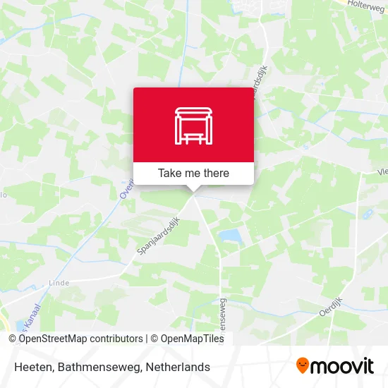Heeten, Bathmenseweg Karte