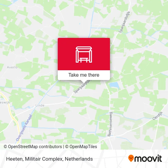 Heeten, Militair Complex Karte