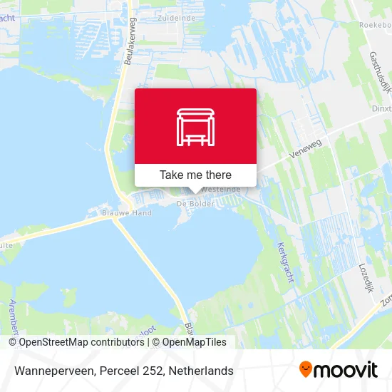 Wanneperveen, Perceel 252 Karte