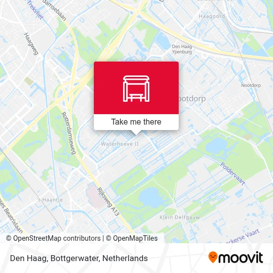 Den Haag, Bottgerwater map