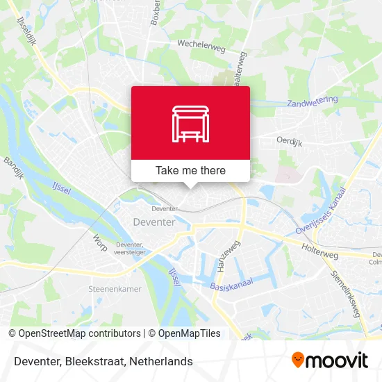 Deventer, Bleekstraat map