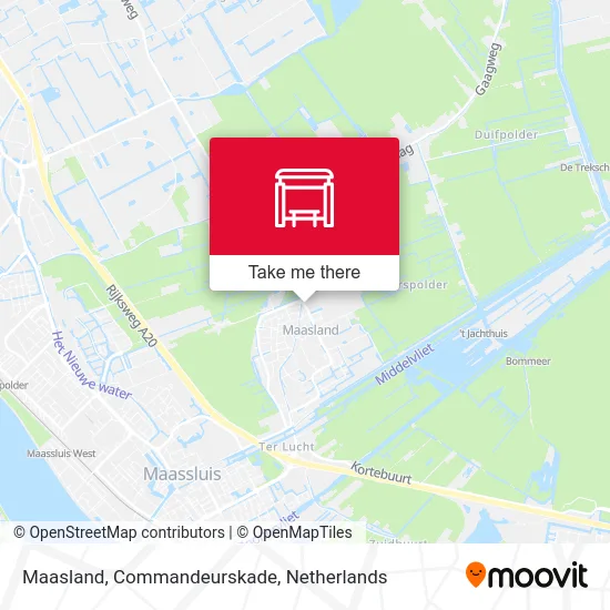 Maasland, Commandeurskade map