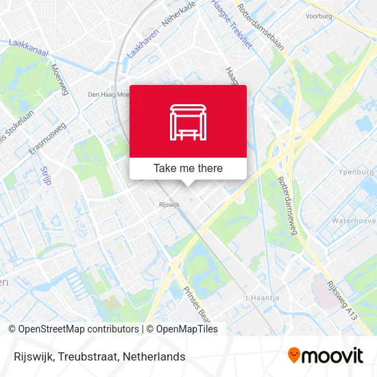 Rijswijk, Treubstraat map