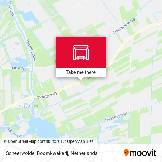 Scheerwolde, Boomkwekerij map