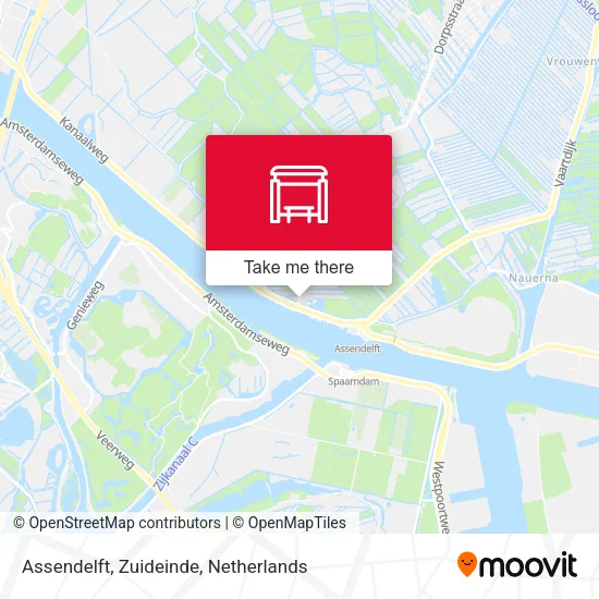 Assendelft, Zuideinde map